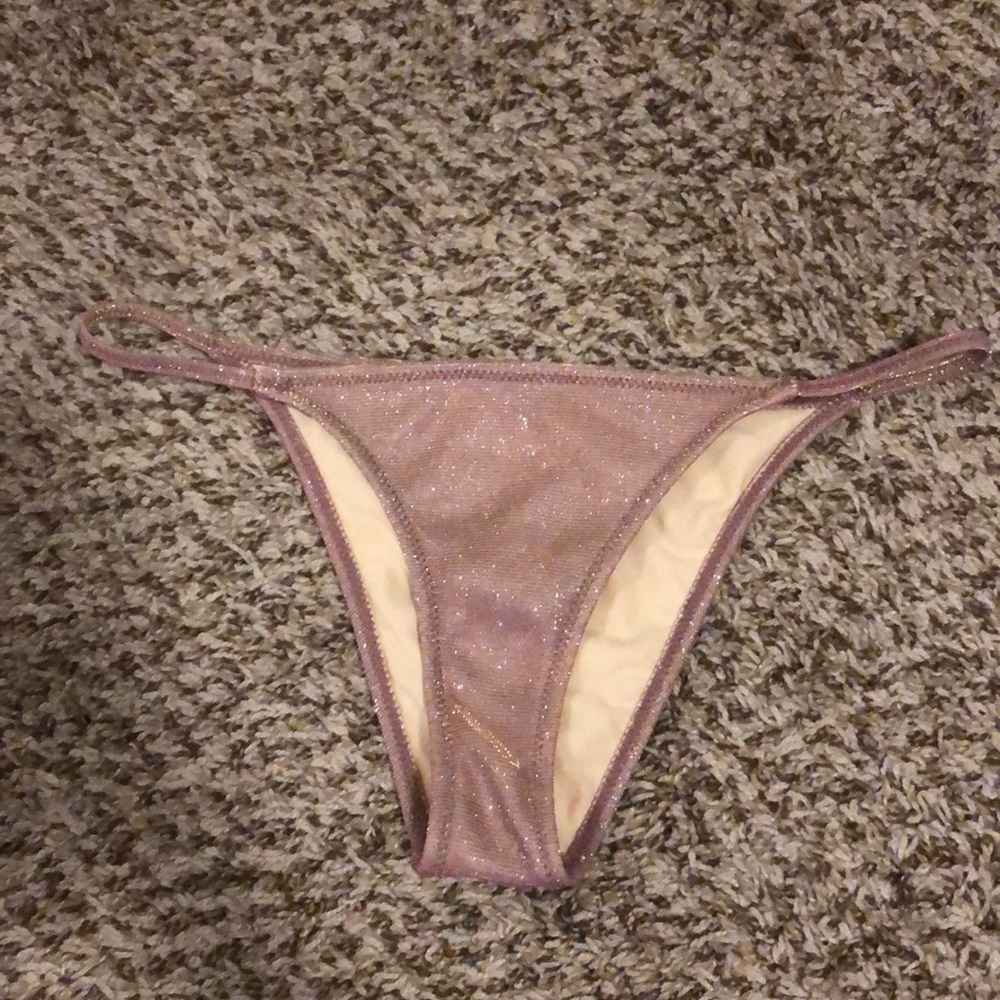 PacSun sparkly pink bikini bottoms